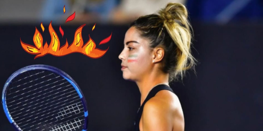 Renata Zarazúa fue víctima de las altas temperaturas en Australia.