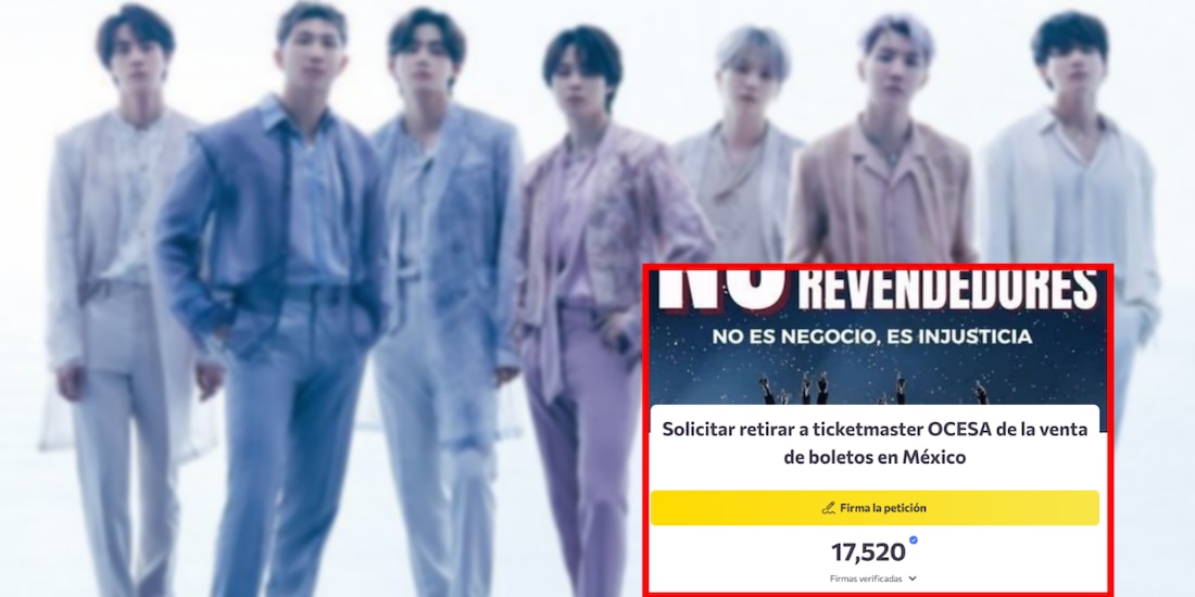 ARMY solicita retirar a Ticketmaster OCESA de la venta de boletos en México