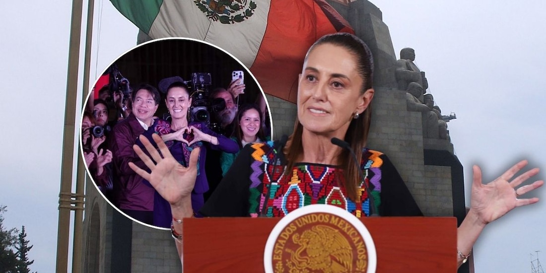 Claudia Sheinbaum, presidenta de México, dará mensaje en conmemoración de dos años de triunfo electoral.