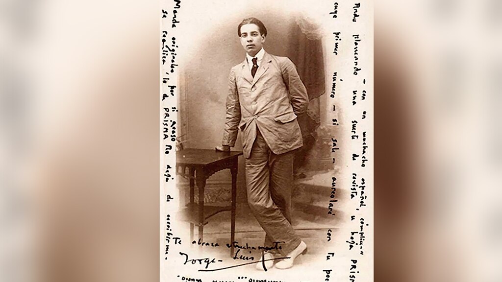 Jorge Luis Borges (1899-1986) en su juventud.