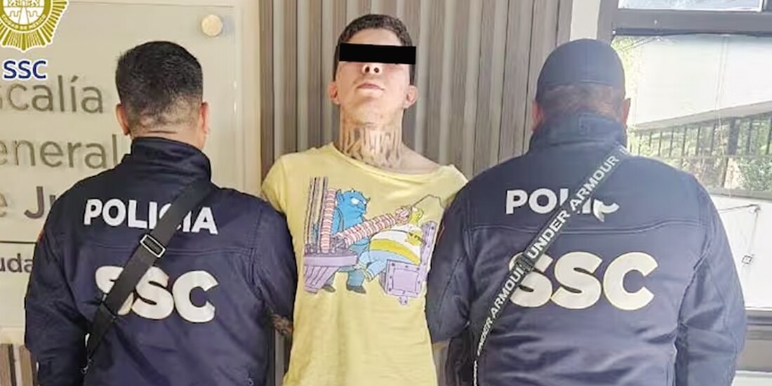 Donovan “N”, tras ser detenido el pasado 15 octubre.