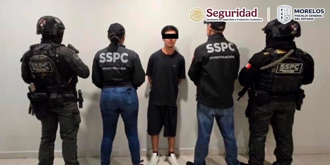 Detención de Ricardo "N", presunto feminicida de Andrea Maylin.