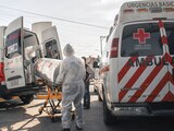 Llegada de un paciente Covid, ayer, al HGZ 47 del IMSS en Iztapalapa.