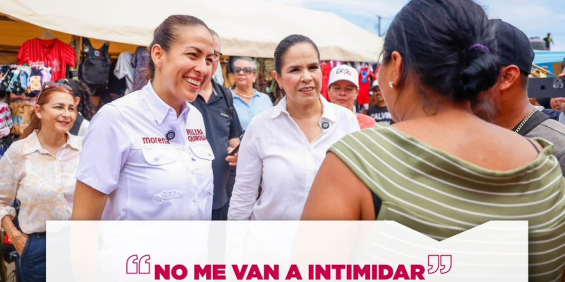 aspirante a coordinar los trabajos de la Cuarta Transformación en Baja California Sur, Milena Quiroga.