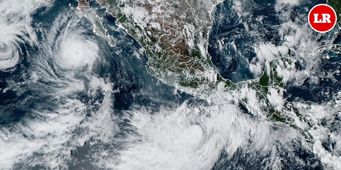 Huracán "Polo" se mantiene en aguas del océano Pacífico, el 27 de septiembre de 2026.