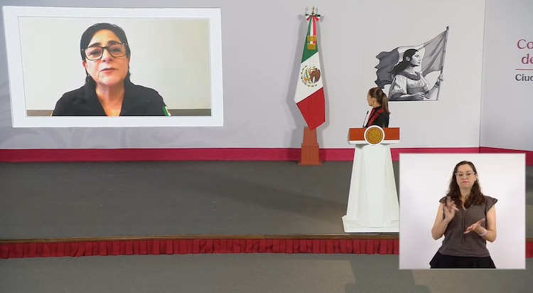 Laura Velázquez, directora de Protección Civil federal.