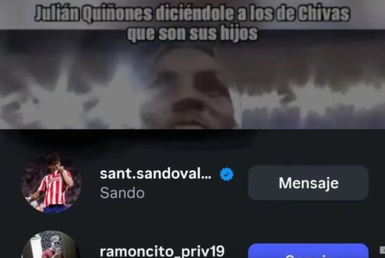 Evidencia de un "Me Gusta" de Santiago Sandoval a una publicación referente al América.