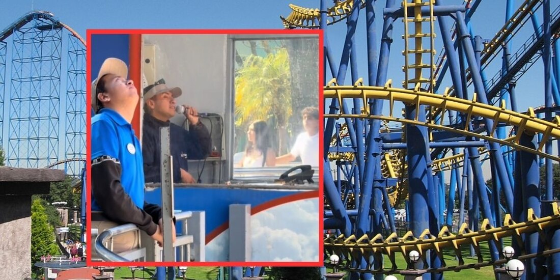 Cantante en Six Flags "enamora" a las redes con sus interpretaciones.