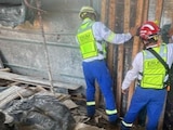 Grúa colapsa en obra en la colonia Roma, frente a Parque Delta.