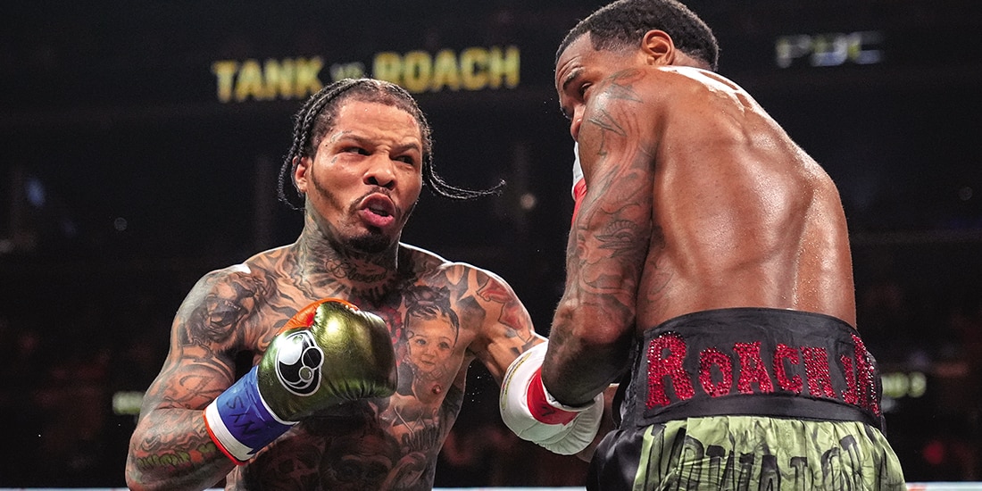 DAVIS, en su pelea ante Lamont Roach el año pasado.