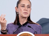 La Jefa del Ejecutivo, Claudia Sheinbaum, ayer en conferencia.