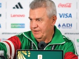 JAVIER AGUIRRE, en
conferencia de prensa, ayer