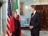 Alicia Bárcena sostuvo este miércoles una reunión con el secretario de Estado de EU, Antony Blinken.