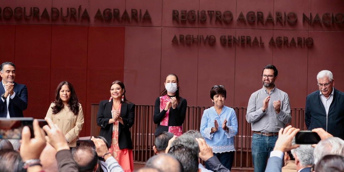 Inauguran instalaciones del Centro Nacional de Atención Agraria y Archivo General Agrario.