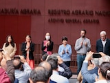 Inauguran instalaciones del Centro Nacional de Atención Agraria y Archivo General Agrario.