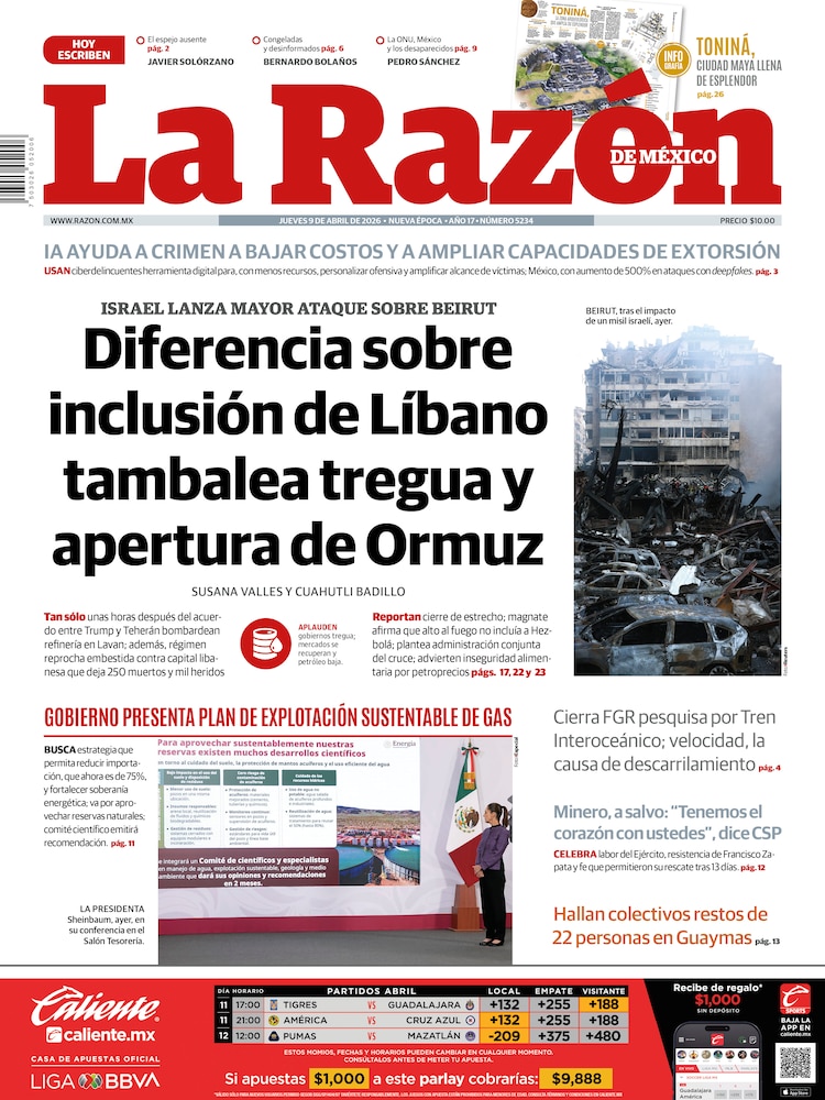 La Razón 09 Abril 2026