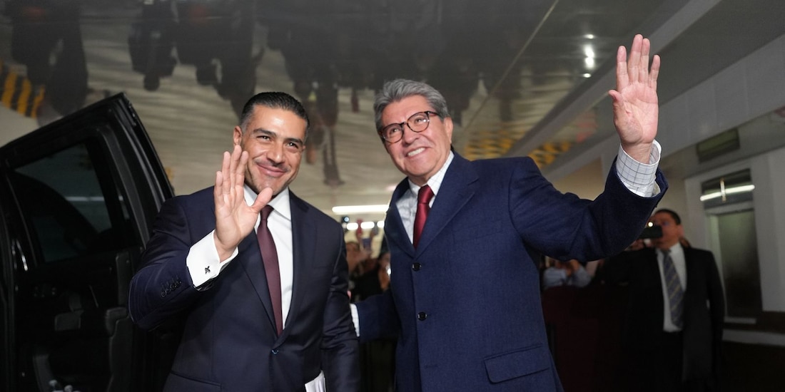 Omar García Harfuch, secretario de Seguridad a su llegada a San Lázaro