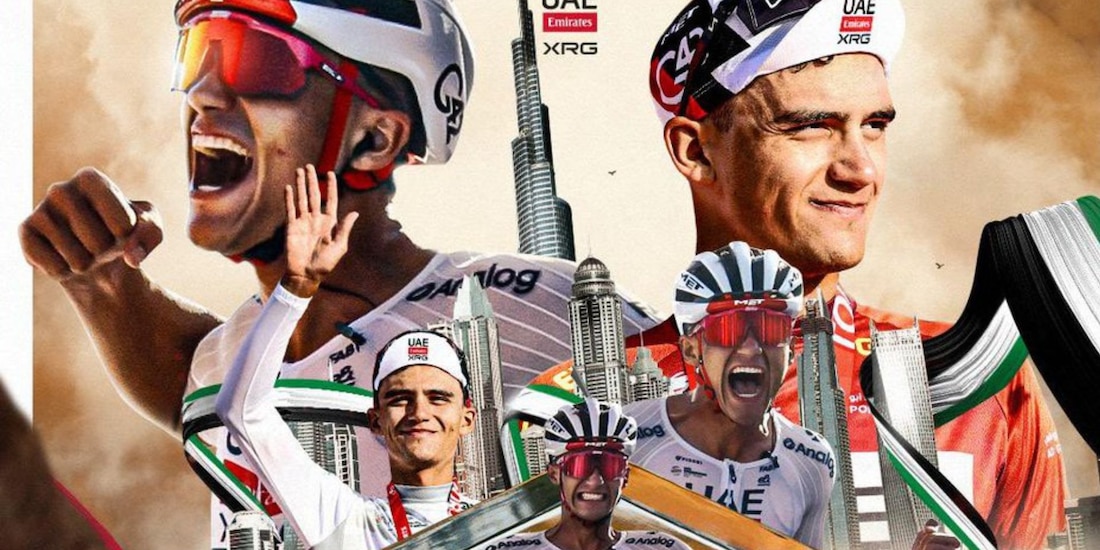 Isaac del Toro hace historia al ganar el UAE Tour.