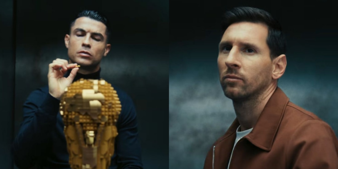 CR7 y Lionel Messi aparecieron en un histórico comercial.
