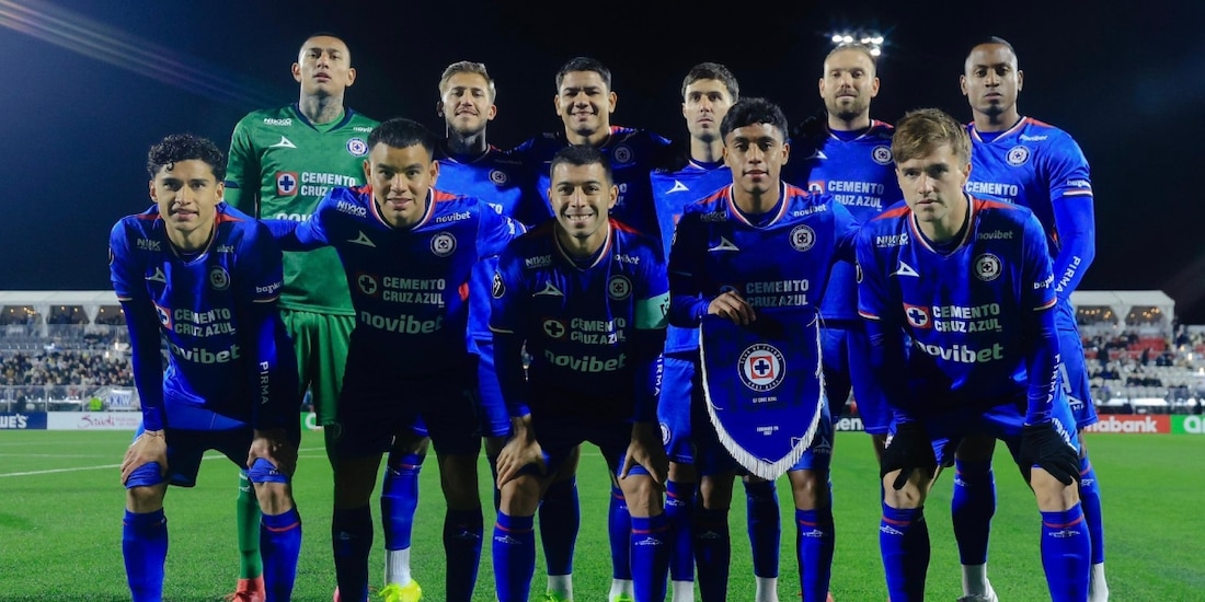Cruz Azul antes de un juego de la Concachampions