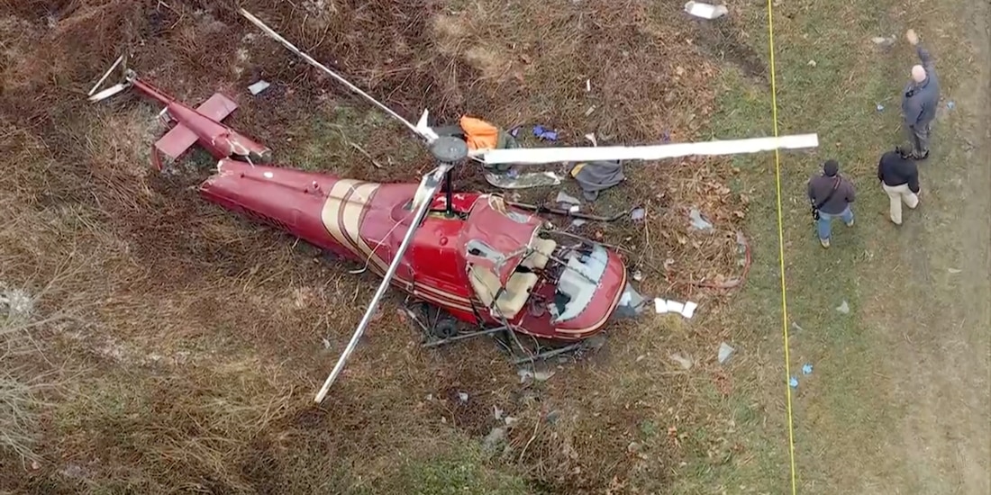 Colisión entre dos helicópteros en pleno vuelo deja al menos una persona muerta en Nueva Jersey.