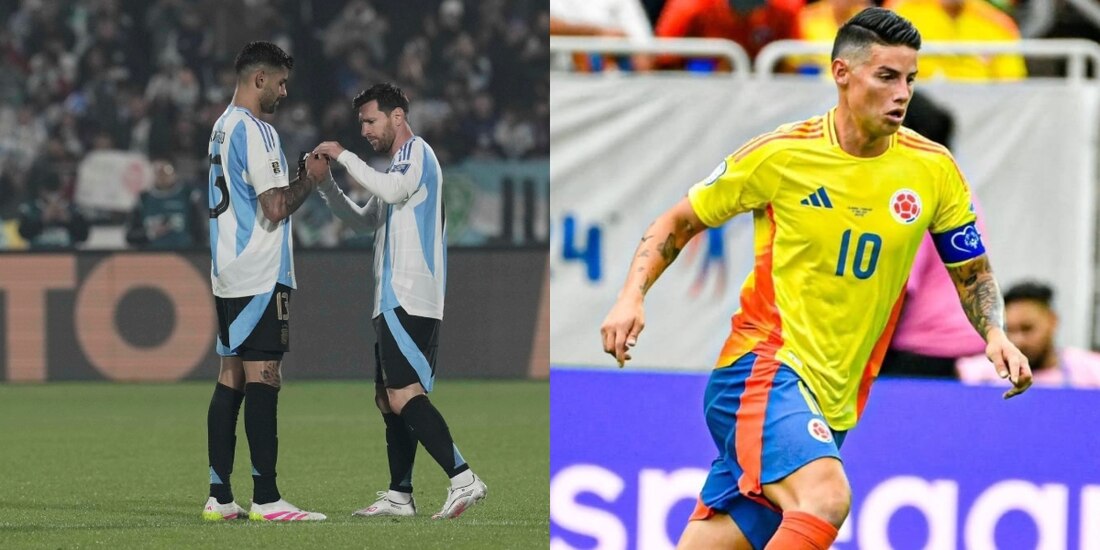 Argentina y Colombia se miden en la Jornada 16 de las Eliminatorias Mundialistas rumbo al Mundial 2026