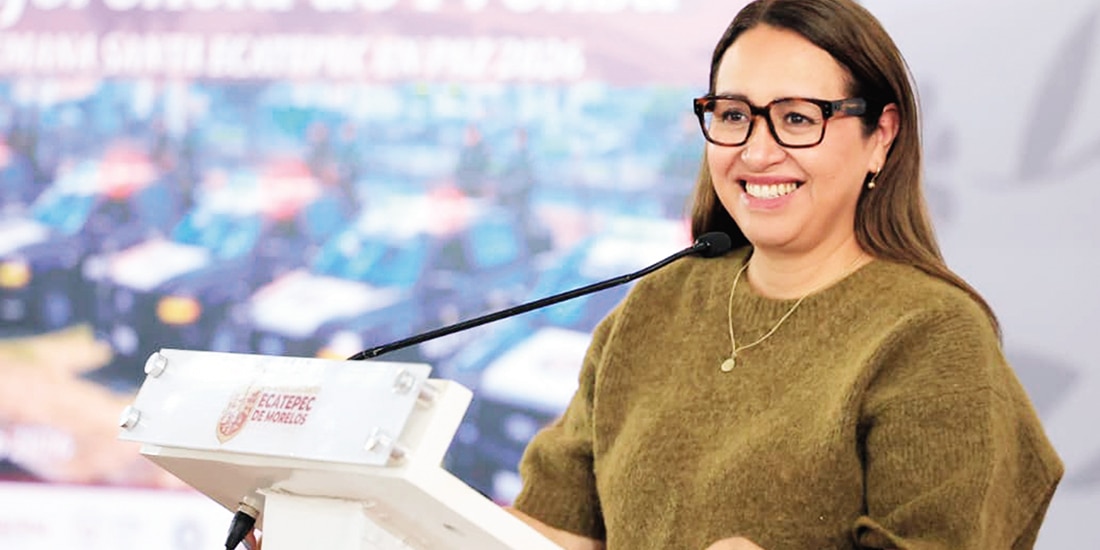 Azucena Cisneros, ayer, al presentar el operativo de seguridad de Semana Santa.