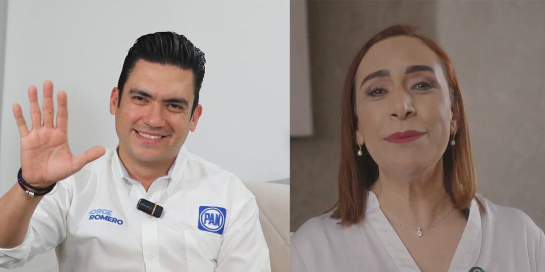 Jorge Romero y Adriana Dávila.