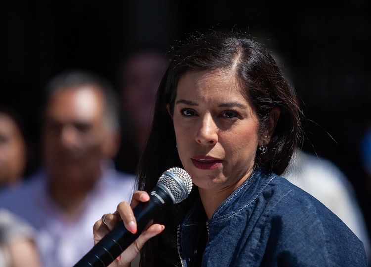 Luisa Gutiérrez Ureña, presidenta del PAN Ciudad de México, el 3 de agosto de 2026.