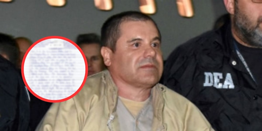 El Chapo manda nueva carta a Estados Unidos