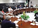 Sesión del pleno del Instituto Electoral del Estado de Zacatecas (IEEZ), en imagen de archivo