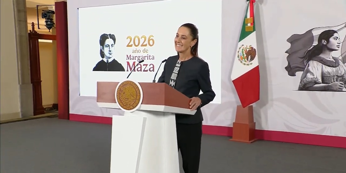 Claudia Sheinbaum en conferencia de prensa este miércoles.