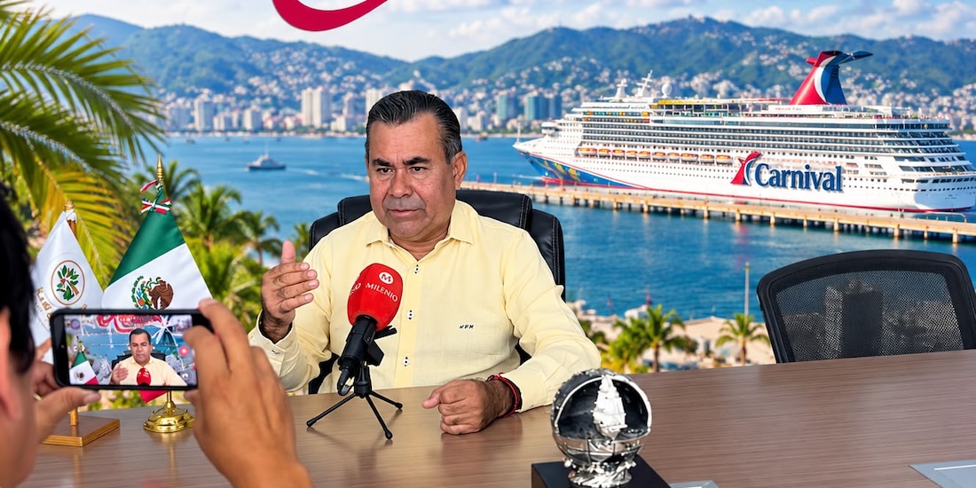 Noé Peralta Herrera, secretario de Turismo de Acapulco.