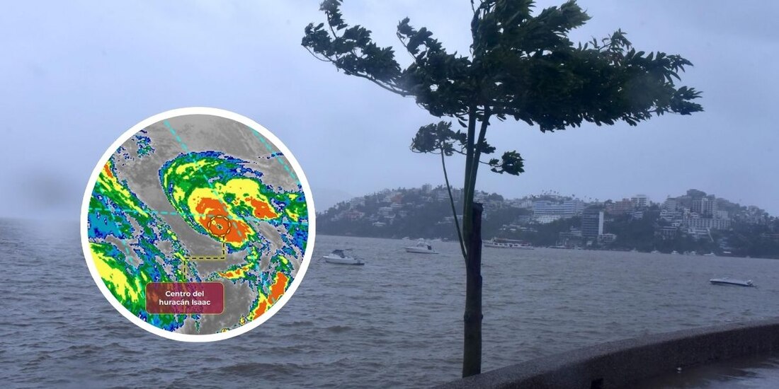 Isaac se intensifica a huracán categoría 2.