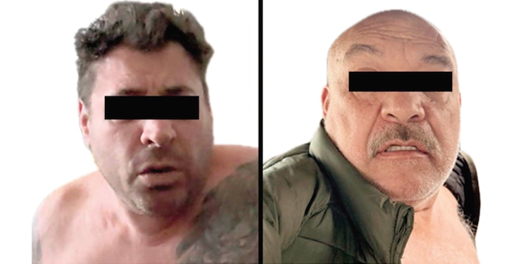 En horas de la madrugada detienen a Diego Sebastián “N” y a Gerardo “N”.