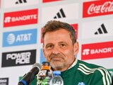 Diego Cocca durante su presentación como nuevo director técnico de la Selección Mexicana.