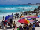 Playa en Cancún, Quintana Roo.