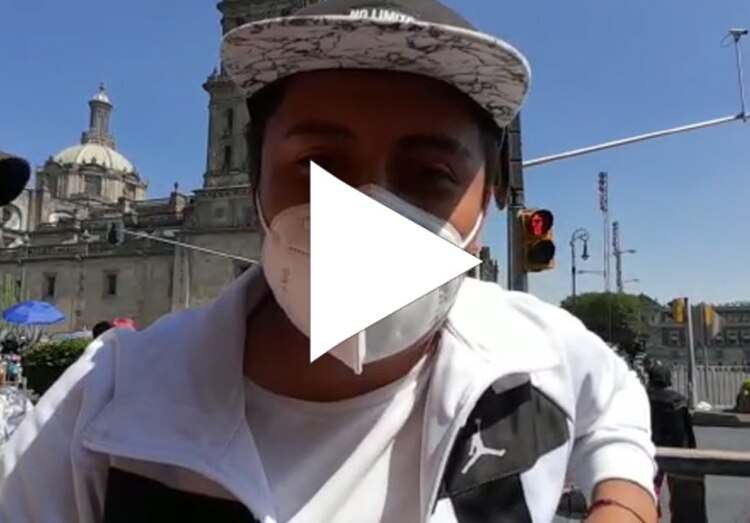 Vecino de Chimalhuacán, Estado de México, dijo que lo que más le gustó del desfile fueron los alebrijes.