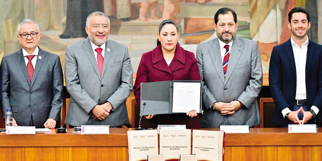 Secretario general, Horacio Duarte Olivares (izq.), el 19 de noviembre.