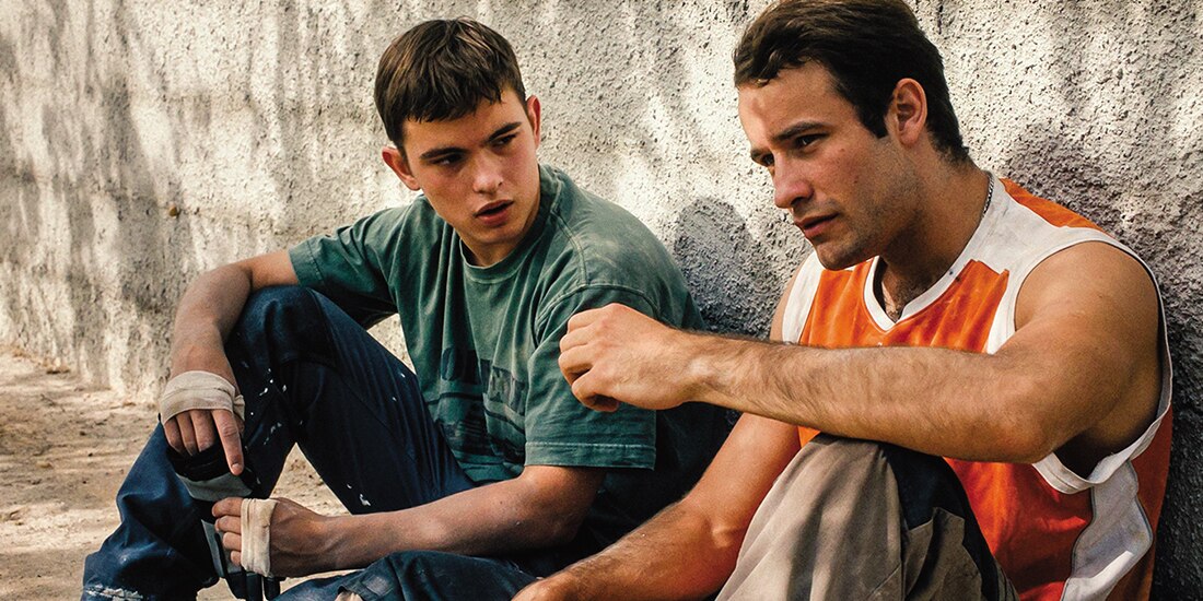 Los protagonistas, en un fotograma del filme