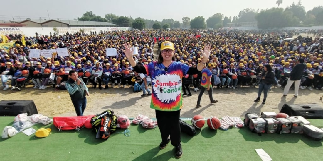 Azucena Cisneros y deportistas como Adrián Chávez invitan a los jóvenes a transformar el municipio mediante el deporte y el arte