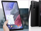 Deja que Samsung te sorprenda con su tablet ultra ligera Galaxy Tab A7 y su celular plegable Galaxy Z Fold3