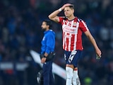 Javier Hernández en su último partido con Chivas.