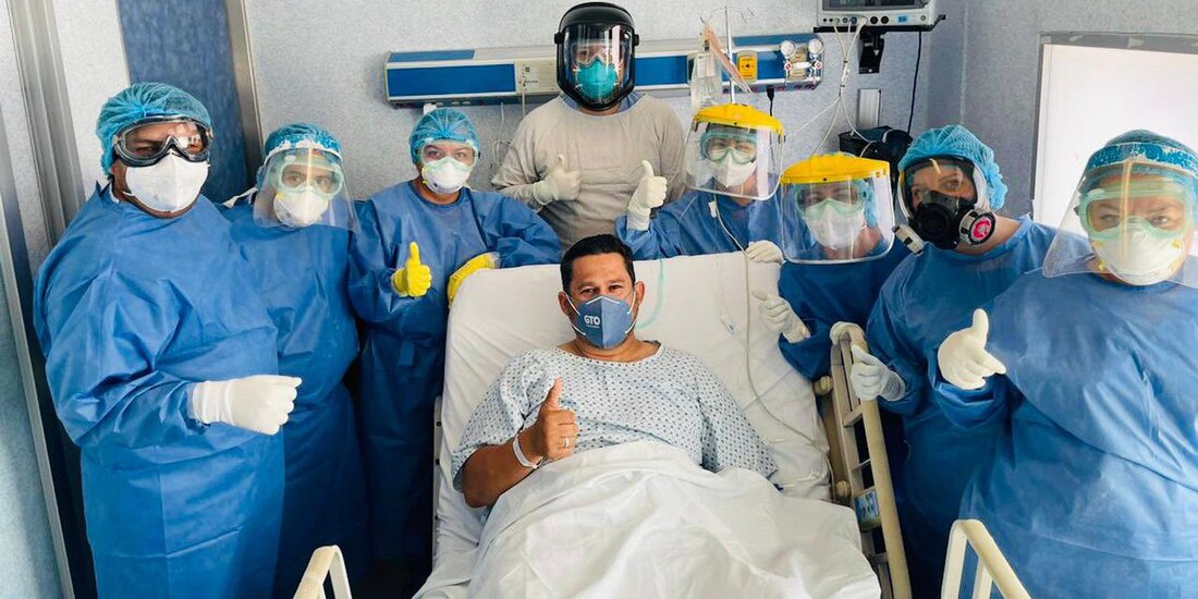 Diego Sinhue Rodríguez Vallejo, gobernador de Guanajuato, publicó esta fotografía en redes sociales.