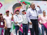 GUADALUPE Acosta, presidente de Somos
México, dio ayer su primer mensaje