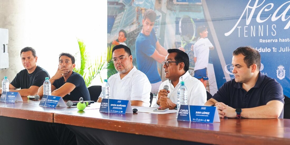 Gobierno de Guerrero impulsa turismo deportivo con academia de tenis en Acapulco.