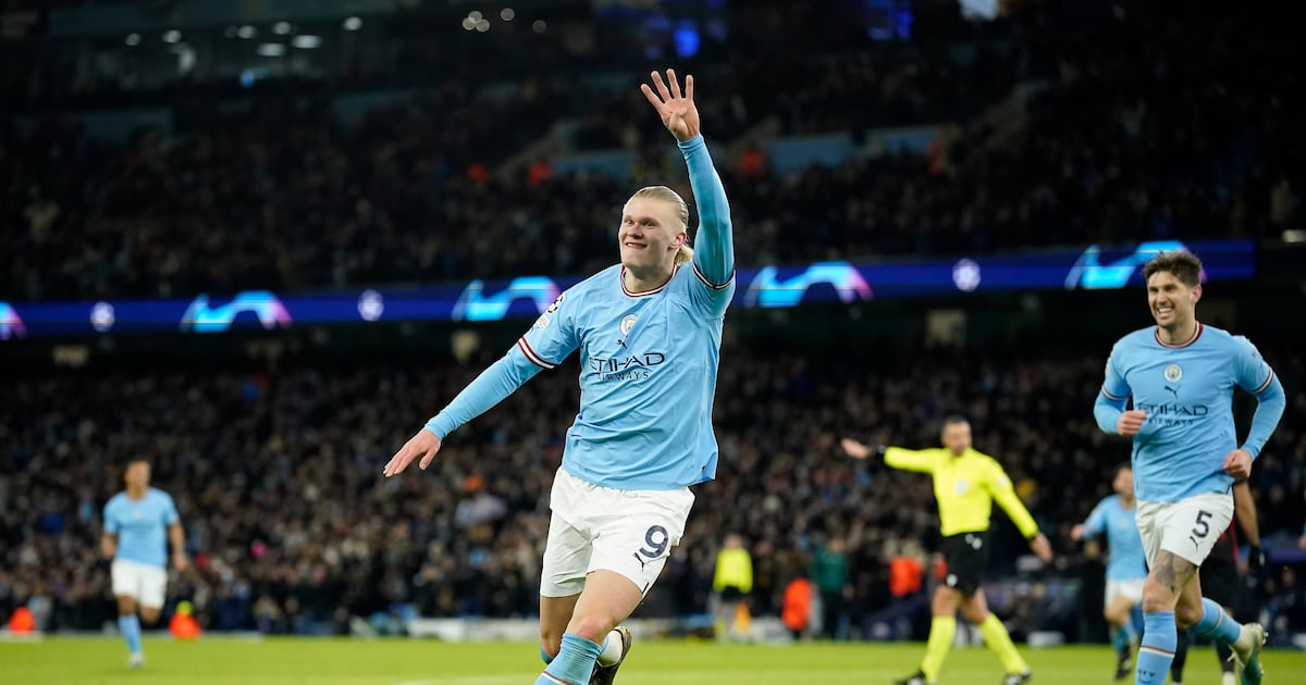 Champions League: ¡Fenómeno! Erling Haaland hace cinco goles en un