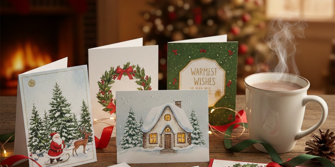 Las mejores frases para que crees tus propias tarjetas navideñas.