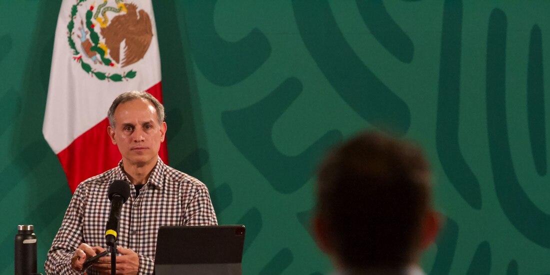 Hugo López-Gatell, subsecretario de Prevención y Promoción de la Salud, en la Conferencia sobre COVID-19 en México