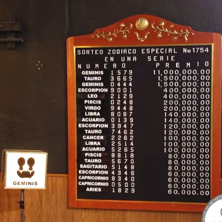 Resultados del sorteo Zodiaco Especial 1754 del domingo 26 de julio de 2026.